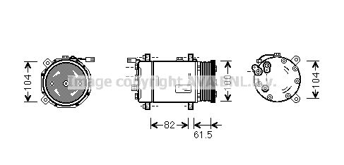 AVA QUALITY COOLING kompresorius, oro kondicionierius VWK167